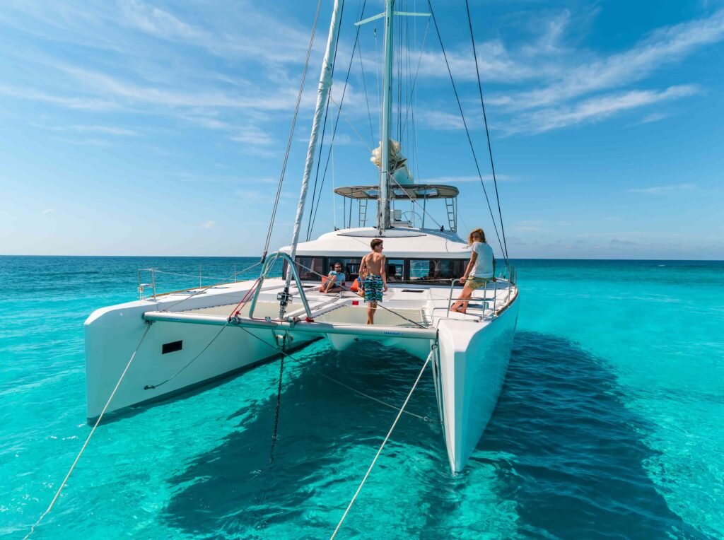 Lagoon 52 F yacht charter in French Polynesia